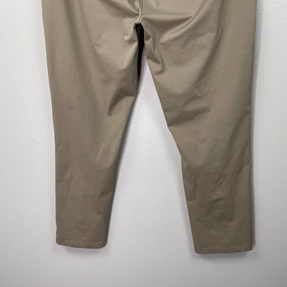Rhone Commuter Pants Mens 36 Straight Leg Khaki Tan 36x28 Lightweight Stretch - Picture 8 of 12